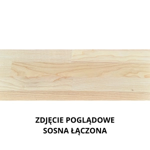 Stopień Drewniany Zabiegowy  - Sosna na Wymiar do Schodów